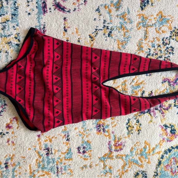 American Apparel red aztec dress AND halter body suit - Picture 9 of 12